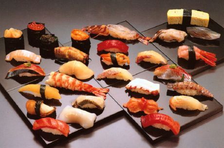 4. Sushi, sushi, Japán
